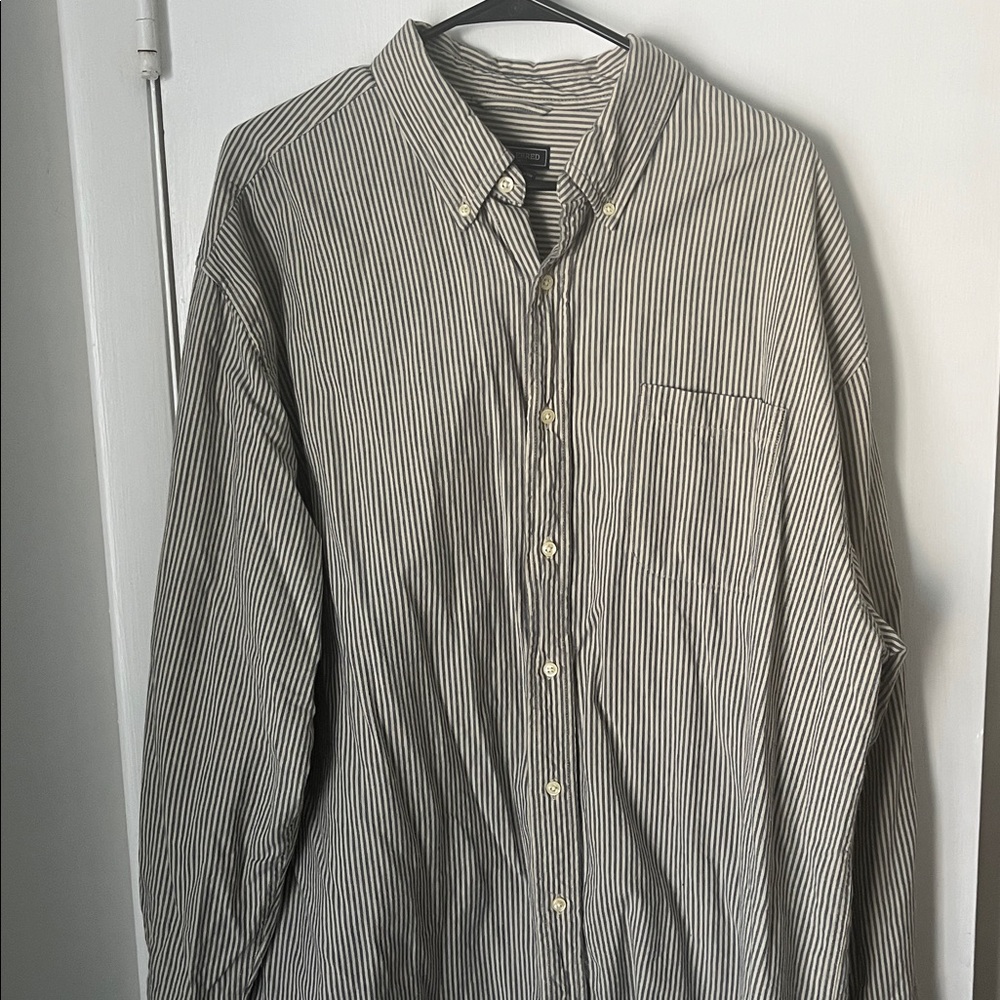 Saddlebred Blue and Cream Striped Shirt